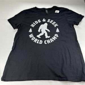 Hide And Seek Champ Black Medium T Shirt‎ 593